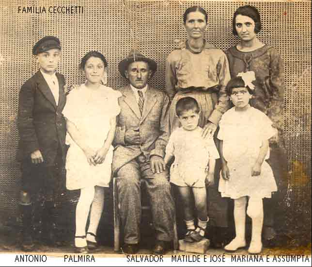 FAMILIA DE SALVADOR CECCHETTI