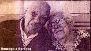 ANTONIO E ADELINA - MAIO/1994 - 70 ANOS DE CASAMENTO